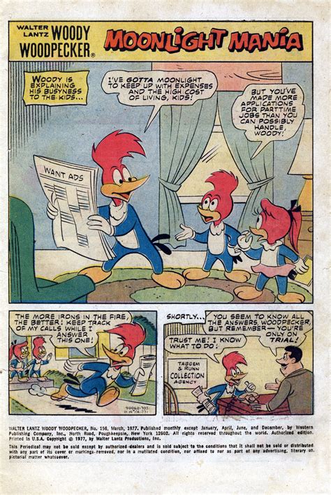 Read Online Walter Lantz Woody Woodpecker 1962 Comic Issue 156