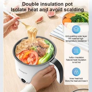 Dreepor Mini Rice Cooker With Steamer Small Non Stick Hot Pot Multil Electric Cooker L L L