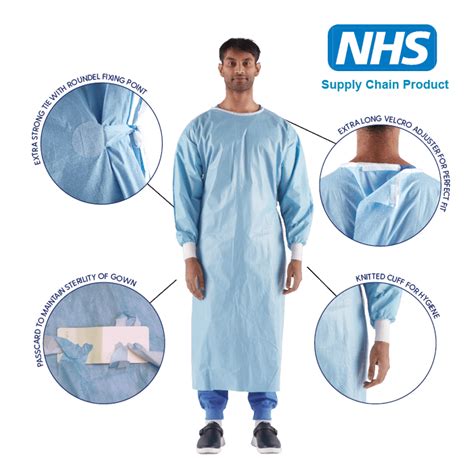 Sterile Impervious Surgical Gown High Performance Toffeln