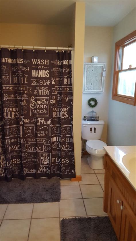 Pin By Christy Bayne On My House Printed Shower Curtain Neat And