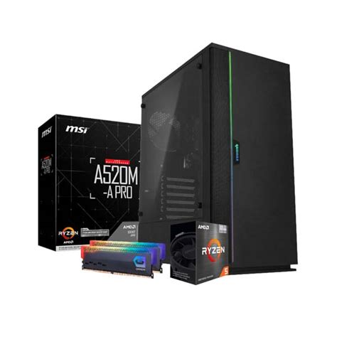 PCBuilder Ryzen 5 5600G DEFENDER Windows 11 Prebuild Gaming PC Matrix