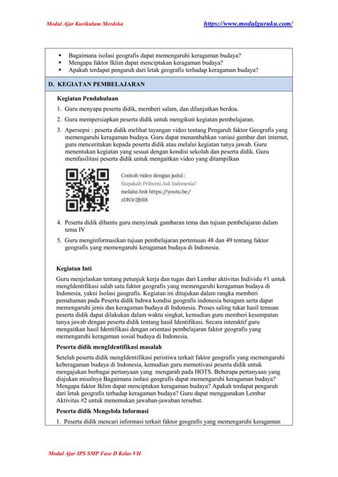 Modul Ajar IPS Kelas 7 SMP Fase D Tema 04 Pemberdayaan Masyarakat PDF