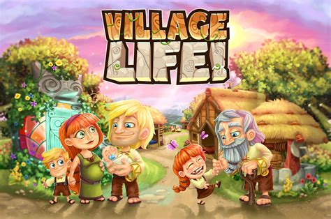 Village Life Feature Art :: Behance