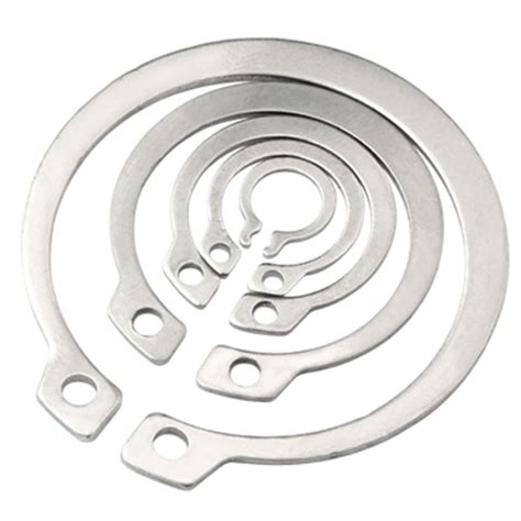 Din Gb Ss Ss Stainless Steel External Snap Retaining Ring