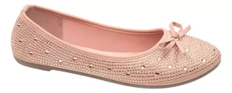 Zapato Ballerina Shosh De Dama Confort En Rosa Env O Gratis