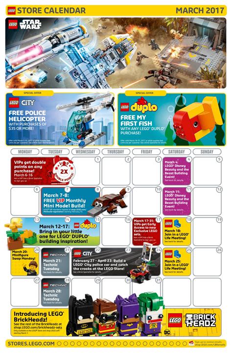 Lego June Calendar Printable Templates Free