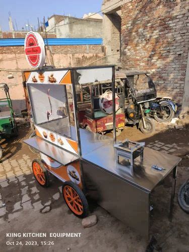 Stainless Steel Portable Momo Food Cart Load Capacity 250 Kg At Rs 65000 In New Delhi