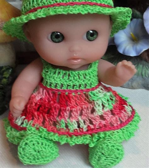 Pdf Pattern Crochet Inch Mini Lil Cutesies Berenguer Doll Etsy