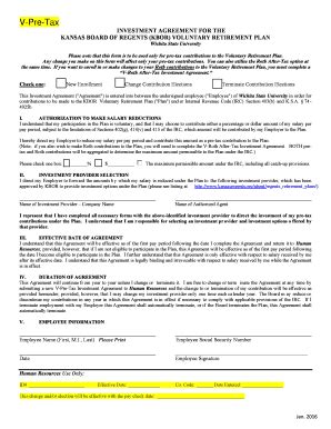 Fillable Online Webs Wichita Kbor Voluntary Ptax Election Form