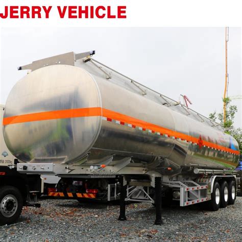 Jerry Vehicle 3 4 Axles 30000 60000 Liters 8000 Gallon Aluminum Oil