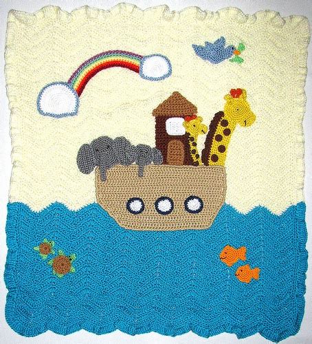 Noahs Ark Baby Blanket 10 Baby Afghan Crochet Baby Blanket Noahs Ark