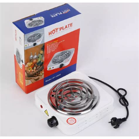 Плита електрична однокомфоркова, спіральна Hot Plate, 1000W, міні плита ...