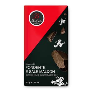 Tavoletta Di Cioccolato Fondente E Sale Maldon 50g Bodrato Eataly