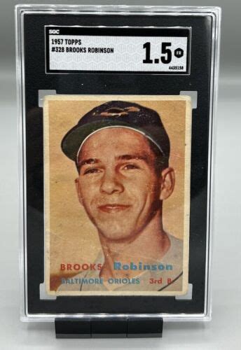 Topps Brooks Robinson Sgc Rc Ebay