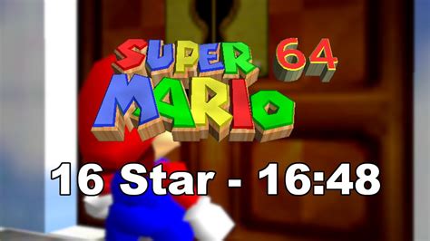 Super Mario 64 16 Star [no Lblj] In 16 48 Youtube