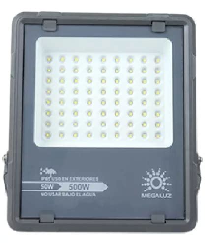 Reflector Led Luminaria W W Lm Uso Exterior Ip Color De La