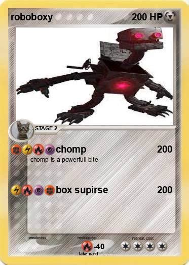 Pokémon Roboboxy Chomp My Pokemon Card