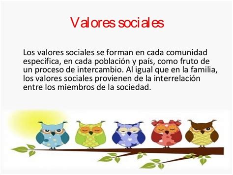 Los Valores Y Su Importancia Social