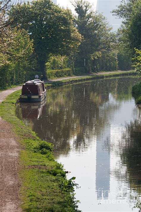 The Trent and Mersey Canal at Rugeley Photograph by Ann Garrett - Fine ...