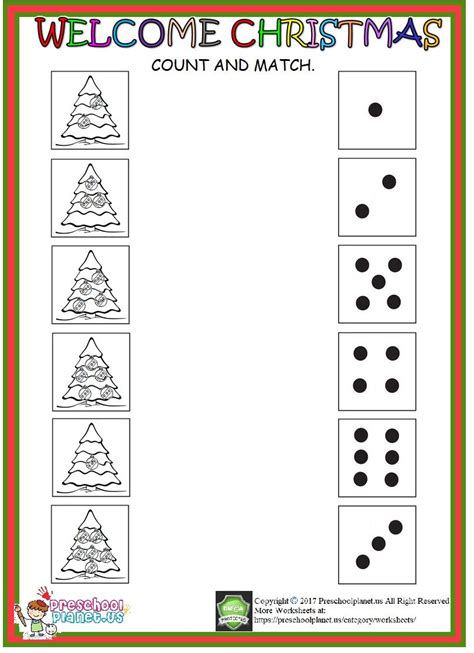 Christmas Count Worksheet Christmas Worksheets Kindergarten Christmas Worksheets Holiday