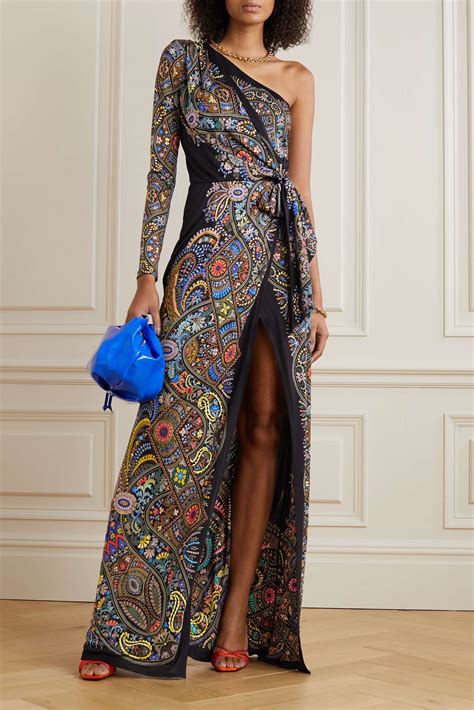 Printed Satin Dresses