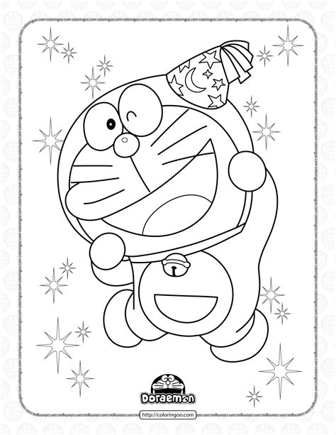 Free Printable Doraemon Coloring Sheet