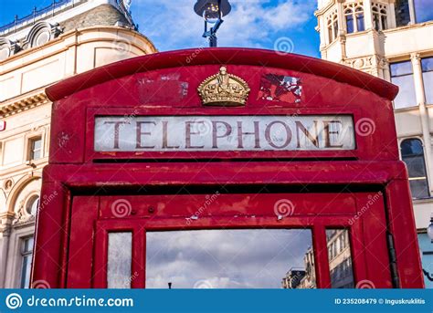 Iconic British Red Telephone Booths Editorial Image Cartoondealer