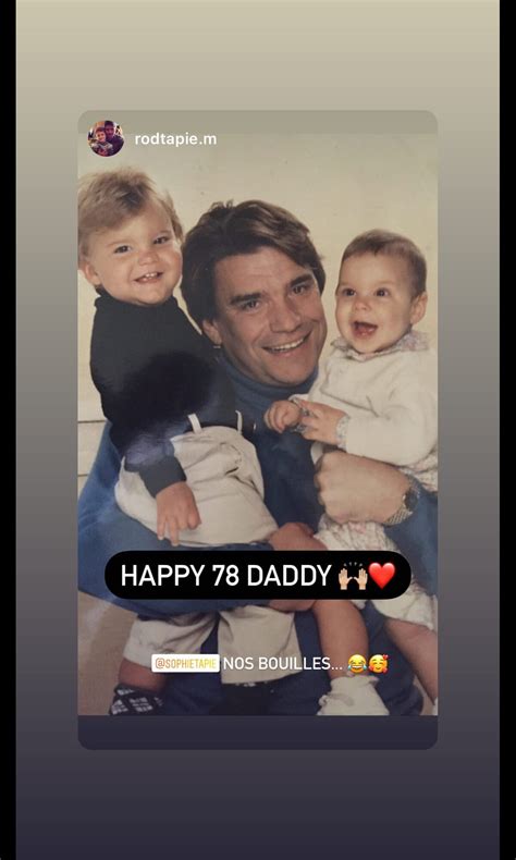 Photo Rodolphe le petit fils de Bernard Tapie a partagé cette photo