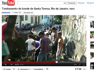 G1 Vídeo mostra momentos após acidente bonde em Santa Teresa