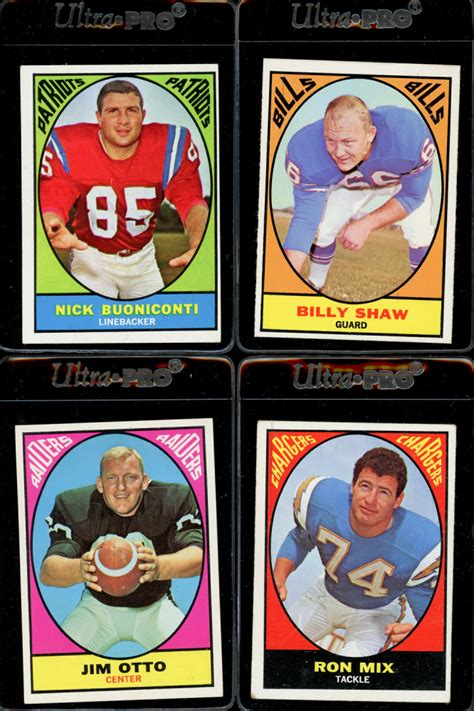 1967 TOPPS FOOTBALL COMPLETE SET BREAK Mystery BOX 5 CARDS PER BOX