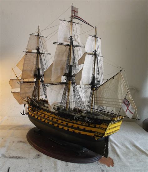 HMS Victory Plastic Model Sailing Ship Kit 1 100 Scale 80897