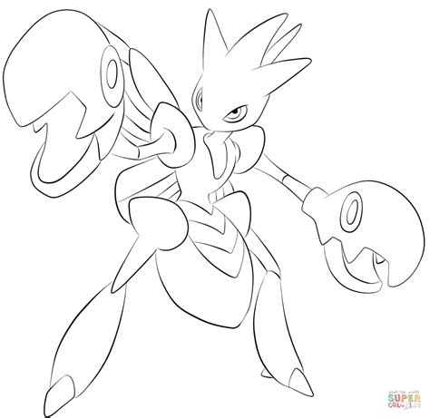 Plantilla De Scizor De Pokemon Para Colorear Loca Tel The Best Porn