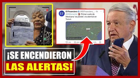 MEXICANOS LE ENVÍAN MENSAJE A AMLO EN PLENO VUELO MEXICANA DE