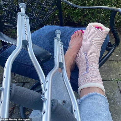 Game Of Thrones Star Lena Headey Suffers Nasty Foot Injury Which Has