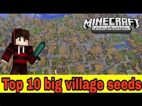 Top Big Village Seed In Minecraft Pe Big Village Seed Minecraft