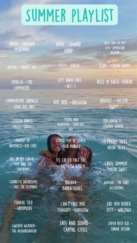 good summer songs    loved summer songs playlist summer stuff