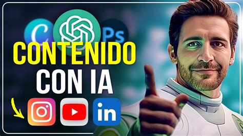 Cómo Hacer Contenido Para Redes Sociales Con Ia 🚀 Tutorial Chatgpt Canva Photoshop Youtube