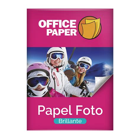 Ripley Papel Fotogr Fico Office Paper Brillante G Por Hojas A