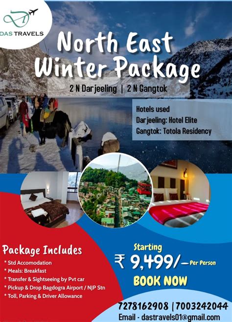 Northeast Nights Days Package Start Rs For Winter Package