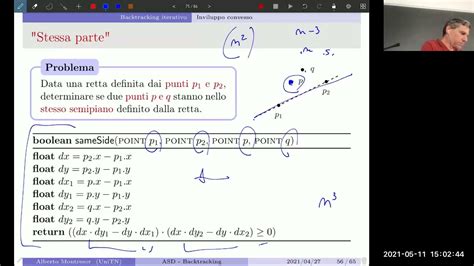 16 Backtracking Inviluppo Convesso YouTube