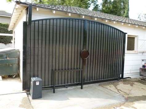 Metal driveway gates - Modern - Exterior - Los Angeles - by Decorative Wrought IronShamrock ...