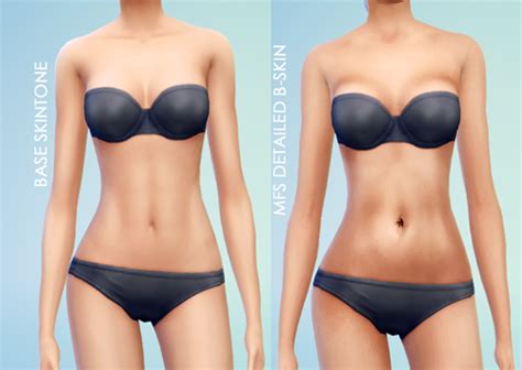 My Sims 4 Blog Detailed Body Skin For Females By Missfortunesims