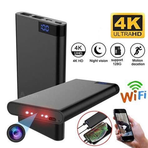 wifi portable power bank camera wireless p fhd