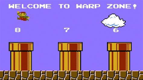 Super Mario Bros Nes 4 2 Warp Zone Trick Youtube