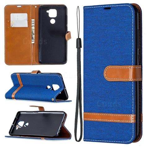 Jeans Cowboy Denim Leather Wallet Case For Xiaomi Redmi Note