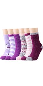 Chaussettes Moelleuses Pour Femmes Et Filles Chaussettes De Lit