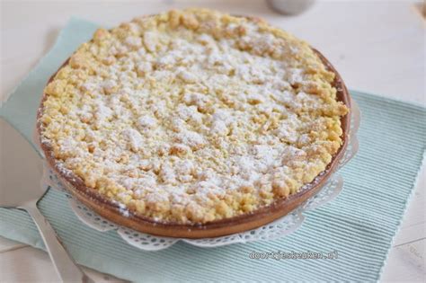 Kruimelvlaai Met Bakkersroom Doortjes Keuken Voedsel Idee N