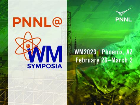 Waste Management Symposia 2023 | Conference | PNNL