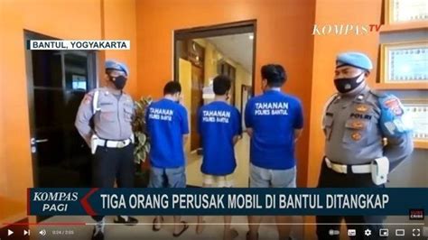 Pengakuan Pelaku Perusakan Mobil Mercy Yang Viral Di Bantul