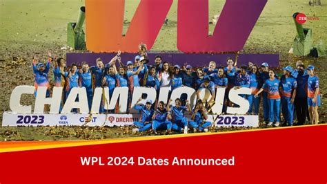 Women S Premier League Dates Announced By BCCI Check Full WPL 2024